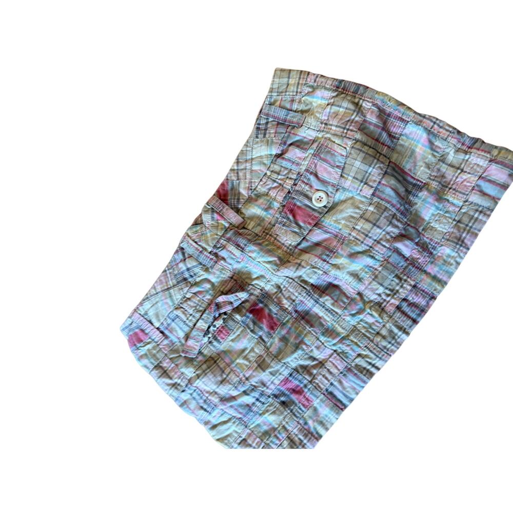 Aeropostale Y2k Checkered Patchwork Mini Skirt - image 4